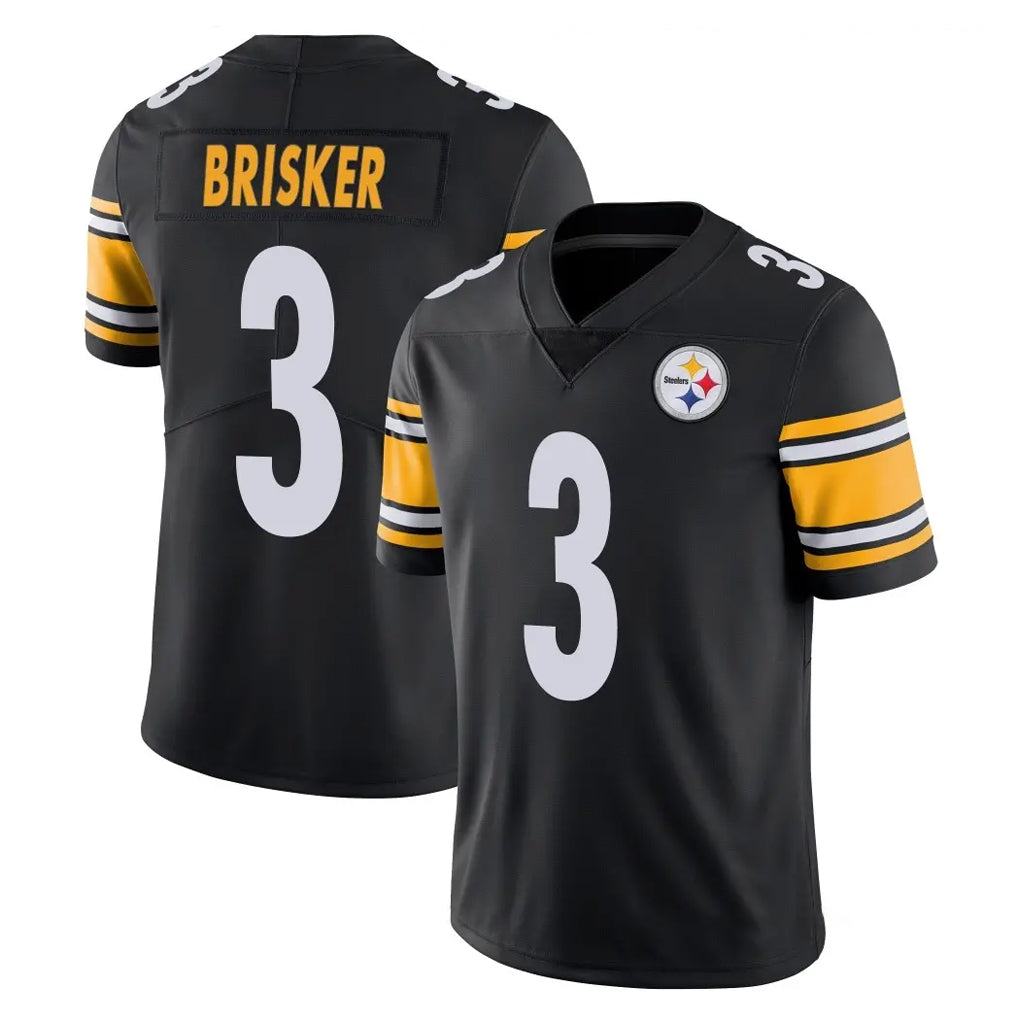Davalo P.Steelers #3 Jaquan Brisker Player Black Limited Vapor Untouchable Home Game Stitched Jerseys