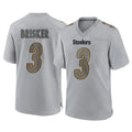 Davalo P.Steelers #3 Jaquan Brisker Player Gray Atmosphere Fashion Home Game Stitched Jerseys