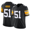 Davalo P.Steelers #51 Nick Herbig Player Black Limited Alternate Vapor F.U.S.E. Home Game Stitched Jerseys