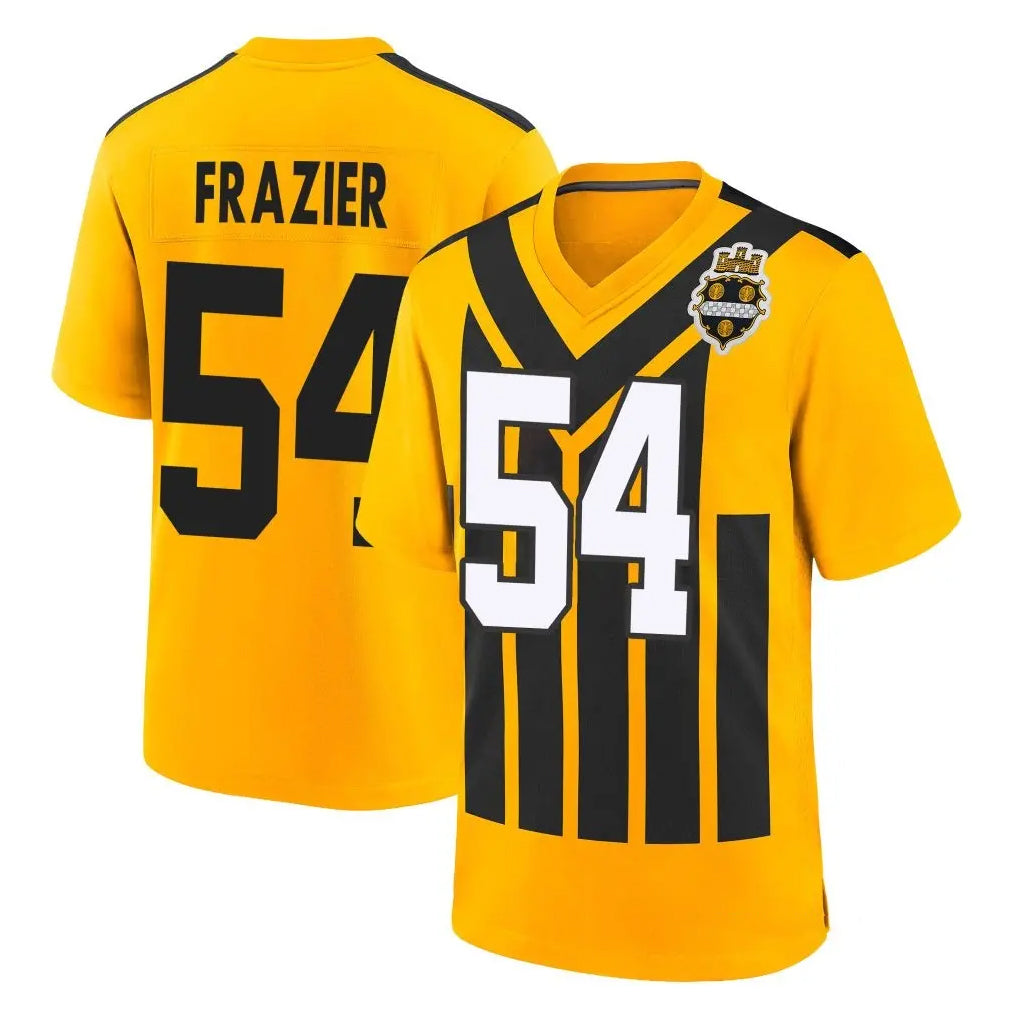 Davalo P.Steelers #54 Zach Frazier Player Gold Limited 1933 Throwback Home Game Stitched Jerseys