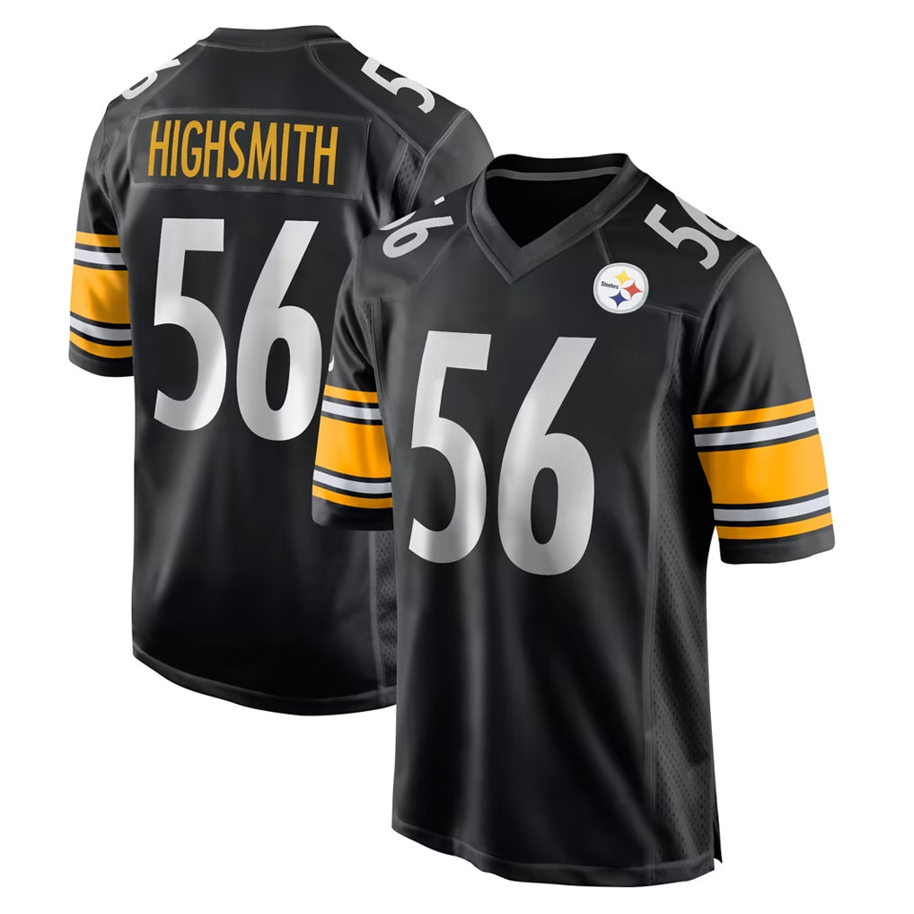 Davalo P.Steelers #56 Alex Highsmith Player Black Home Game Stitched Jerseys