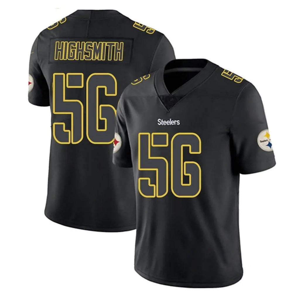 Davalo P.Steelers #56 Alex Highsmith Player Black Impact Limited Home Game Stitched Jerseys