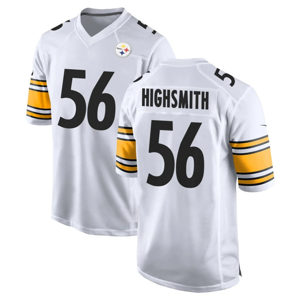 Davalo P.Steelers #56 Alex Highsmith Player White Home Game Stitched Jerseys