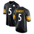 Davalo P.Steelers #5 Jalen Ramsey Player Black Home Game Stitched Jerseys