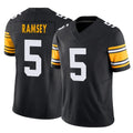 Davalo P.Steelers #5 Jalen Ramsey Player Black Limited Alternate Vapor F.U.S.E. Home Game Stitched Jerseys