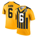 Davalo P.Steelers #6 Patrick Queen Player Gold Legend Limited 1933 Throwback Performance Home Game Stitched Jerseys
