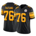 Davalo P.Steelers #76 Troy Fautanu Player Black Limited 2nd Alternate Vapor F.U.S.E. Home Game Stitched Jerseys
