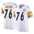 Davalo P.Steelers #76 Troy Fautanu Player White Limited Vapor F.U.S.E. Home Game Stitched Jerseys