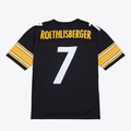 Davalo P.Steelers #7 Ben Roethlisberger Mitchell & Ness Black 2004 Legacy Throwback Replica Jersey Stitched Puhic Game Jerseys
