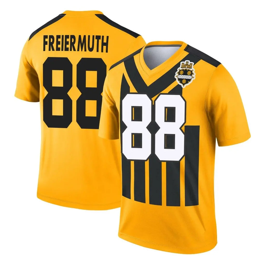 Davalo P.Steelers #88 Pat Freiermuth Player Gold Legend Limited 1933 Throwback Performance Home Game Stitched Jerseys