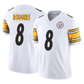Davalo P.Steelers #8 Aaron Rodgers Player White Limited Vapor F.U.S.E. Home Game Stitched Jerseys