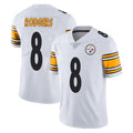 Davalo P.Steelers #8 Aaron Rodgers Player White Limited Vapor Untouchable Home Game Stitched Jerseys