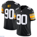 Davalo P.Steelers #90 T.J. Watt Black Vapor F.U.S.E. Limited Stitched American Stitched Jerseys