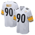 Davalo P.Steelers #90 T.J. Watt Player White Game Stitched Jersey