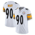 Davalo P.Steelers #90 T.J. Watt Player White Limited Vapor Untouchable Home Game Stitched Jerseys