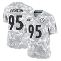Davalo P.Steelers #95 Keeanu Benton Player Arctic Camo Limited Salute To Service Home Game Stitched Jerseys