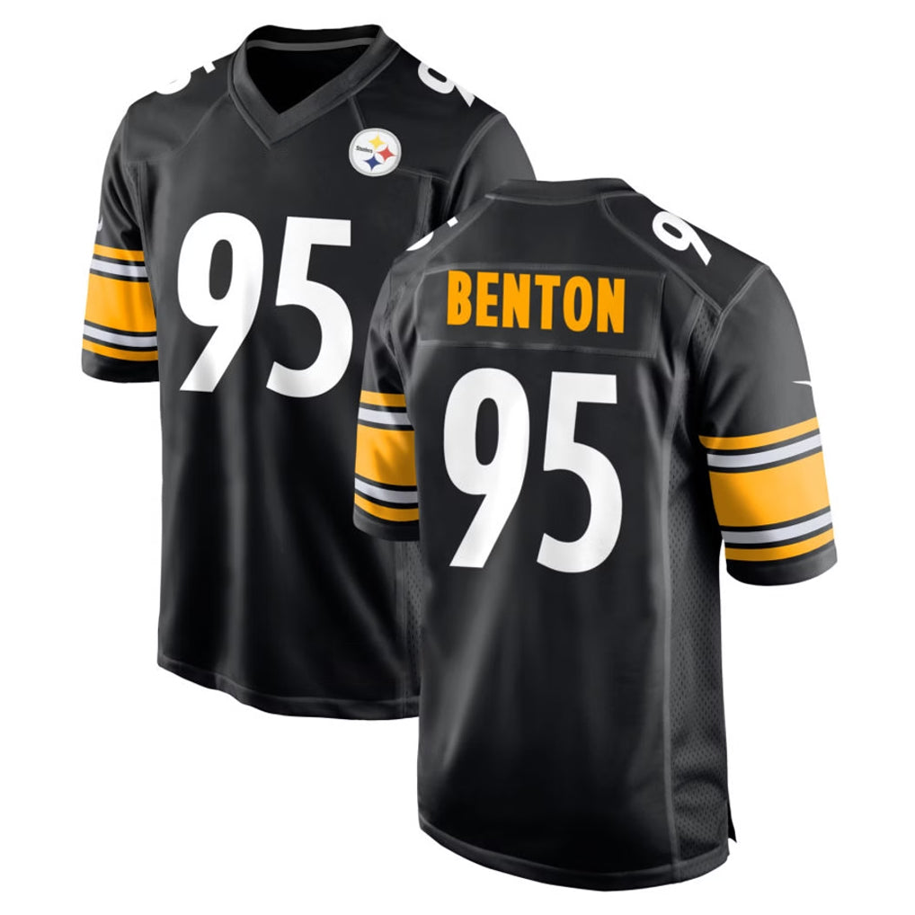 Davalo P.Steelers #95 Keeanu Benton Player Black Home Game Stitched Jerseys