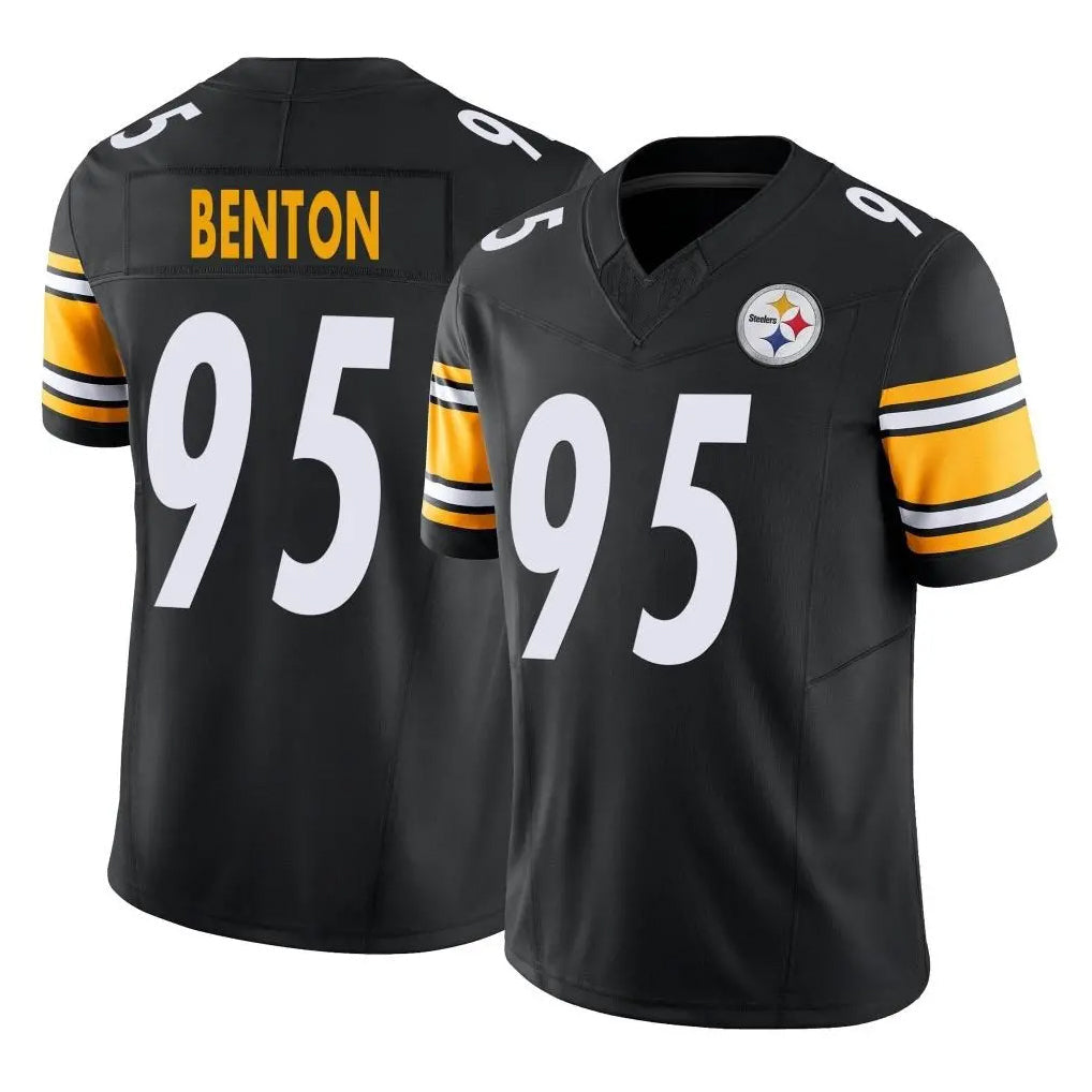 Davalo P.Steelers #95 Keeanu Benton Player Black Limited Vapor F.U.S.E. Home Game Stitched Jerseys
