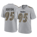 Davalo P.Steelers #95 Keeanu Benton Player Gray Atmosphere Fashion Home Game Stitched Jerseys