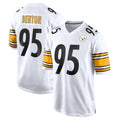 Davalo P.Steelers #95 Keeanu Benton Player White Home Game Stitched Jerseys