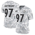 Davalo P.Steelers #97 Cameron Heyward Player Arctic Camo Salute to Service Limited Stitched Jerseys