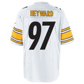 Davalo P.Steelers #97 Cameron Heyward Player White Game Stitched Jerseys