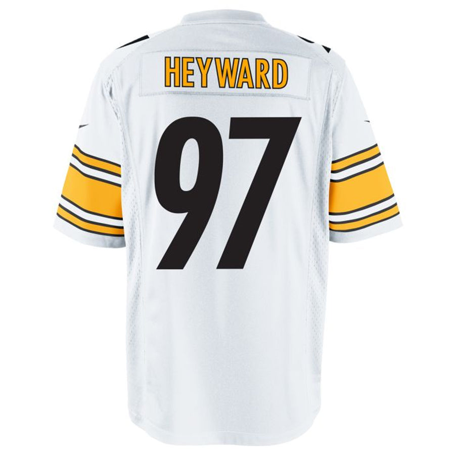 Davalo P.Steelers #97 Cameron Heyward Player White Game Stitched Jerseys