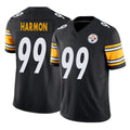 Davalo P.Steelers #99 Derrick Harmon Player Black Limited Vapor F.U.S.E. Home Game Stitched Jerseys