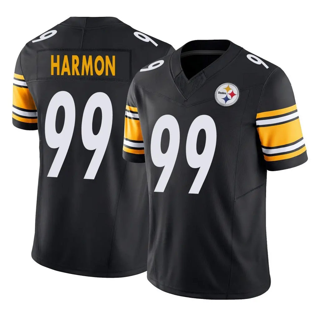 Davalo P.Steelers #99 Derrick Harmon Player Black Limited Vapor F.U.S.E. Home Game Stitched Jerseys