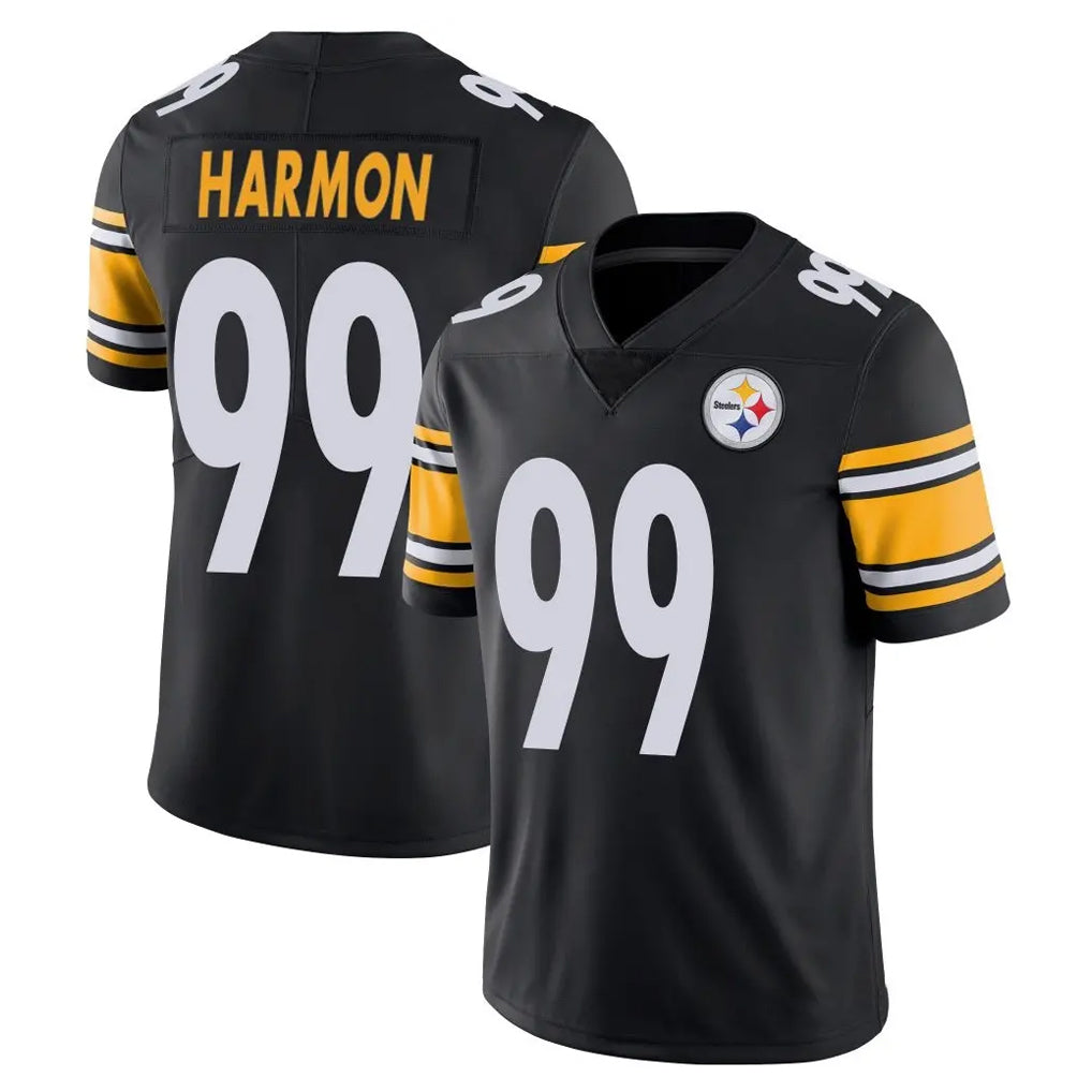 Davalo P.Steelers #99 Derrick Harmon Player Black Limited Vapor Untouchable Home Game Stitched Jerseys