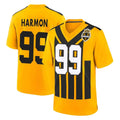 Davalo P.Steelers #99 Derrick Harmon Player Gold Limited 1933 Throwback Home Game Stitched Jerseys