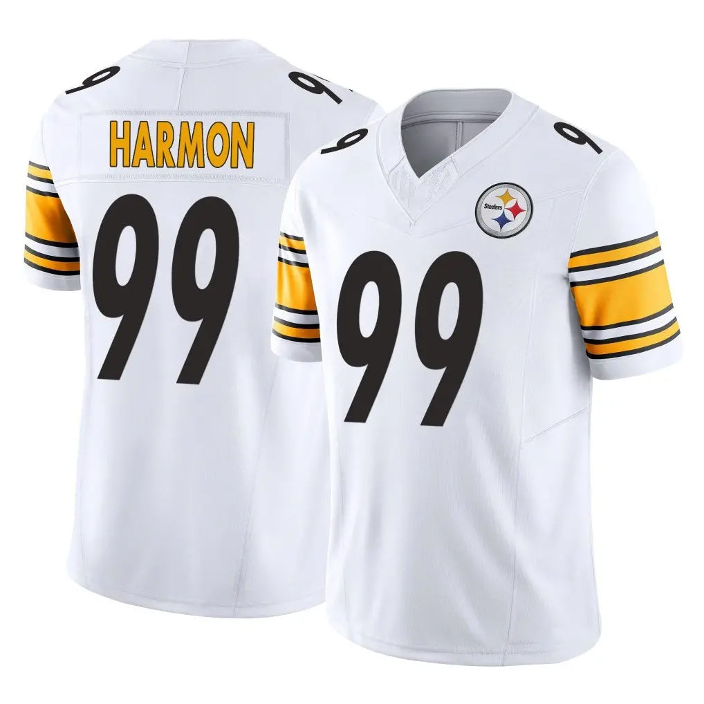 Davalo P.Steelers #99 Derrick Harmon Player White Limited Vapor F.U.S.E. Home Game Stitched Jerseys