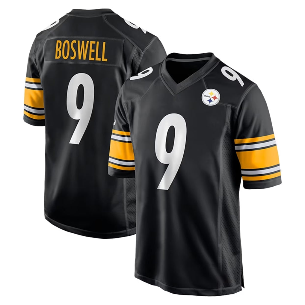 Davalo P.Steelers #9 Chris Boswell Player Black Home Game Stitched Jerseys