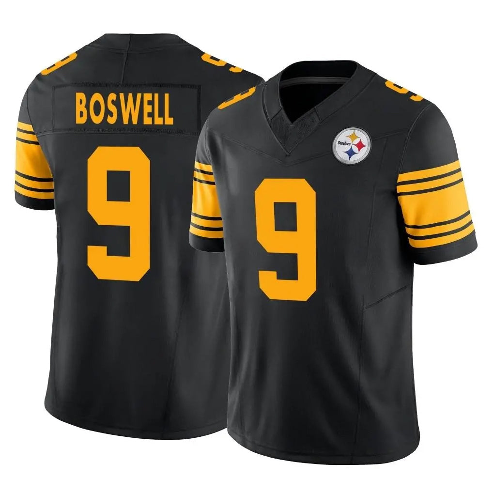 Davalo P.Steelers #9 Chris Boswell Player Black Limited 2nd Alternate Vapor F.U.S.E. Home Game Stitched Jerseys