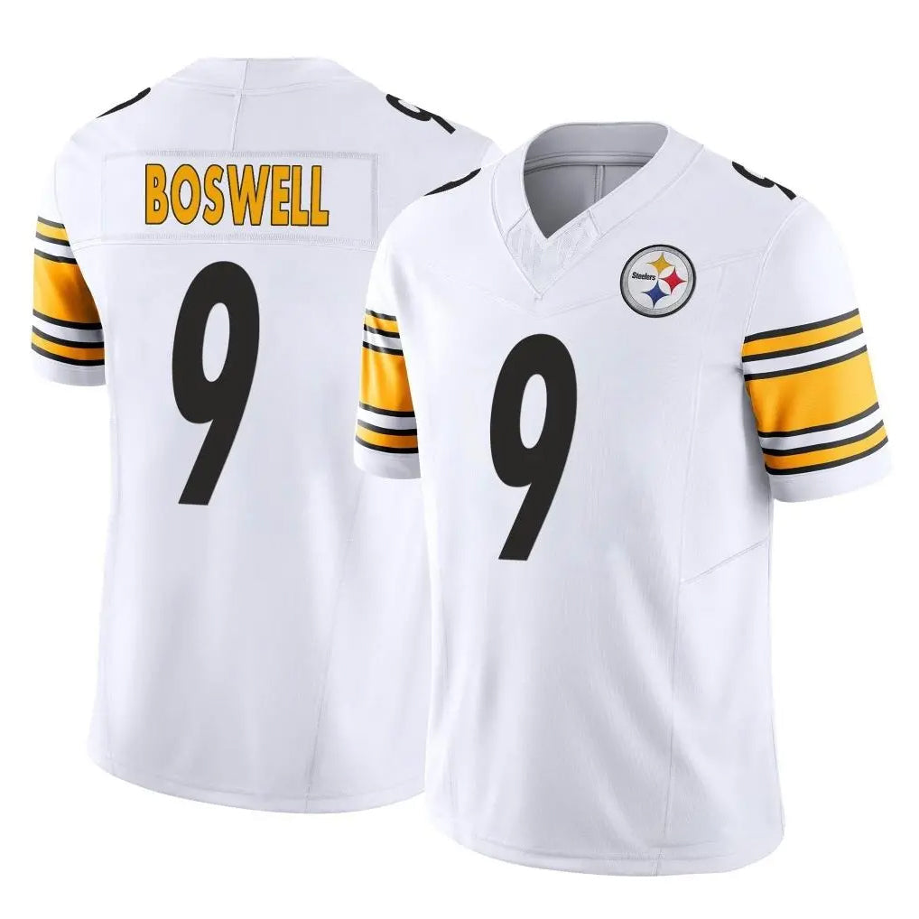 Davalo P.Steelers #9 Chris Boswell Player White Limited Vapor F.U.S.E. Home Game Stitched Jerseys