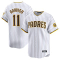 Davalo S.Diego Padres #11 Yu Darvish Player White Home Limited Stitched Jerseys