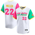 Davalo S.Diego Padres #22 Mason Miller Player White City Connect Home Limited Stitched Jerseys