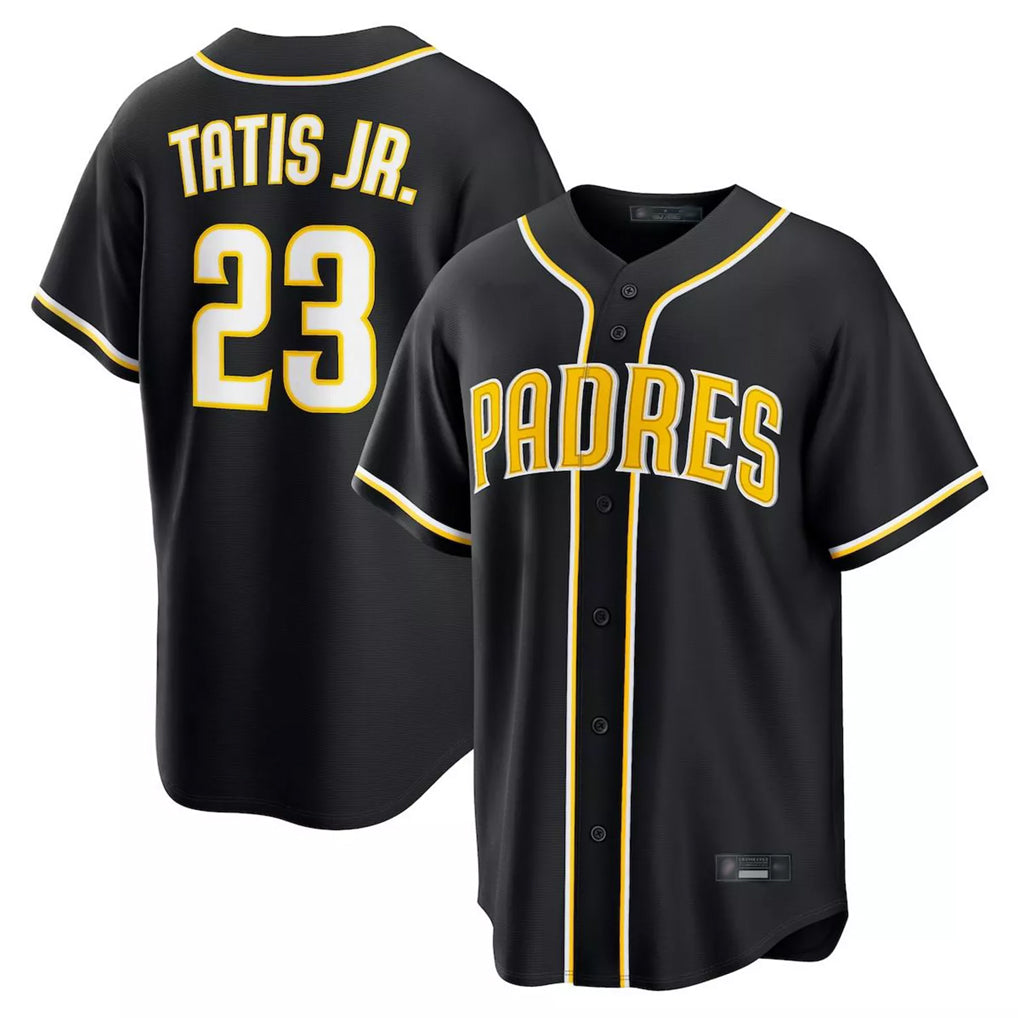 Davalo S.Diego Padres #23 Fernando Tatis Jr Player Black 2026 Fashion Home Stitched Jerseys