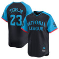 Davalo S.Diego Padres #23 Fernando Tatis Jr Player Navy National League All-Star Game Limited Stitched Jerseys