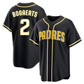 Davalo S.Diego Padres #2 Xander Bogaerts Player Black 2026 Fashion Home Stitched Jerseys