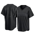 Davalo S.Diego Padres #2 Xander Bogaerts Player Black Pitch Fashion Game T-shirt Stitched Jerseys