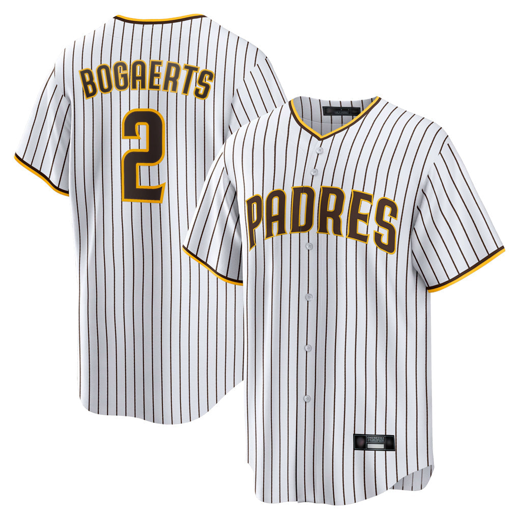 Davalo S.Diego Padres #2 Xander Bogaerts Player White Home Game Stitched Jerseys