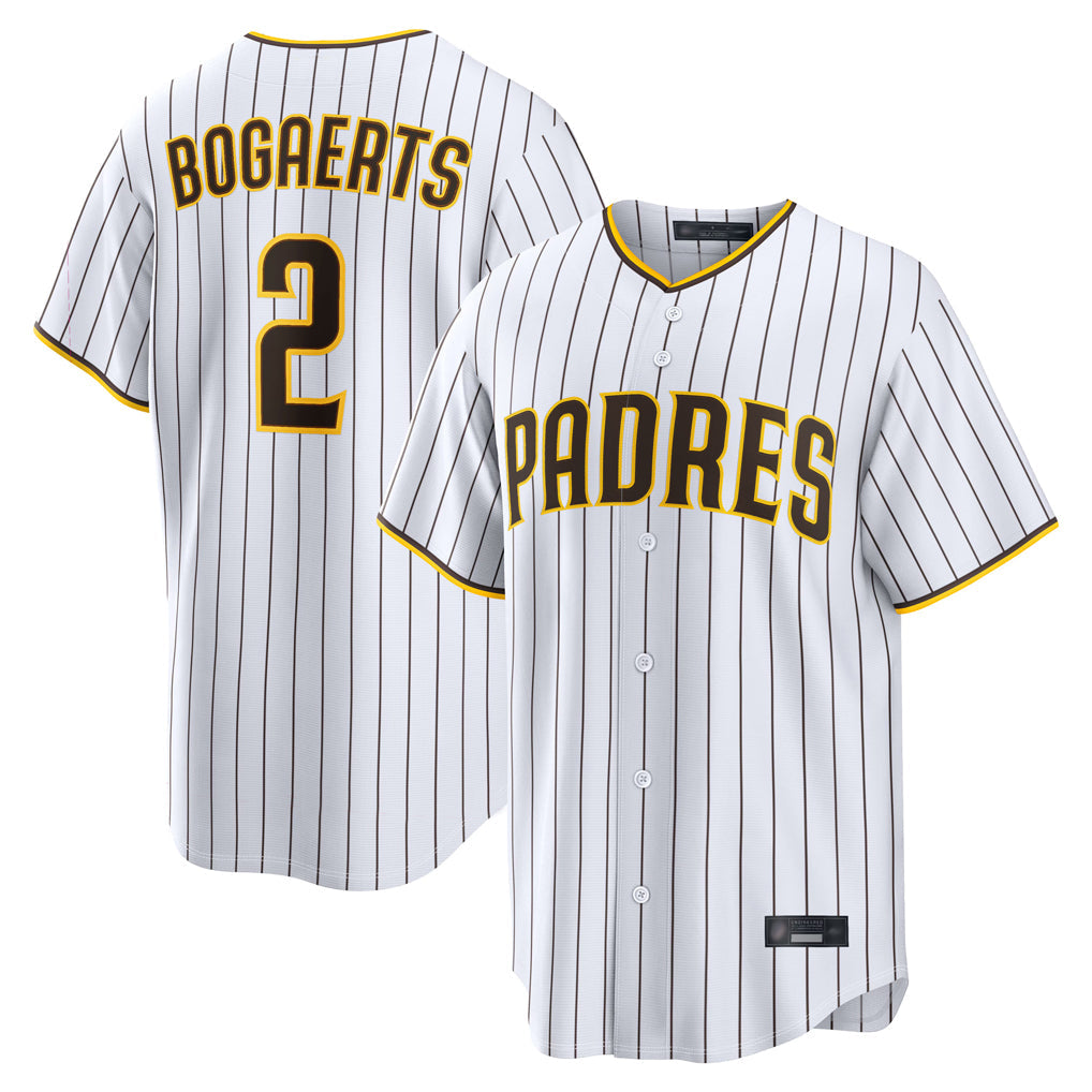 Davalo S.Diego Padres #2 Xander Bogaerts Player White Home Limited Game Stitched Jerseys