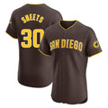 Davalo S.Diego Padres #30 Gavin Sheets Player Brown Home Limited Elite Stitched Jerseys