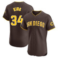 Davalo S.Diego Padres #34 Michael King Player Brown Home Limited Elite Stitched Jerseys