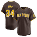 Davalo S.Diego Padres #34 Michael King Player Brown Home Limited Stitched Jerseys