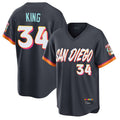 Davalo S.Diego Padres #34 Michael King Player Obsidian 2026 City Connect Home Limited T-shirt Stitched Jerseys