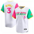 Davalo S.Diego Padres #3 Jackson Merrill Player White City Connect Home Limited Stitched Jerseys