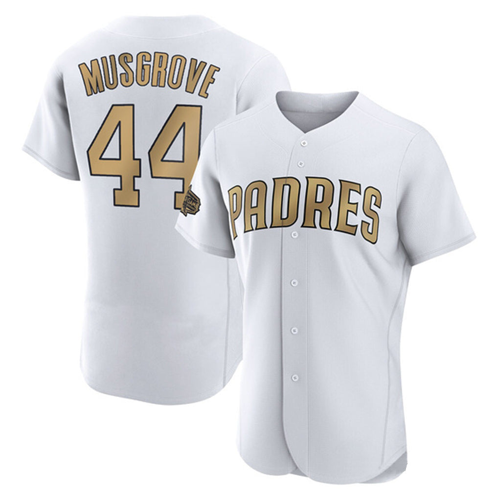 Davalo S.Diego Padres #44 Joe Musgrove Player Gold All-Star Home Limited Elite Stitched Jerseys
