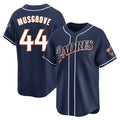 Davalo S.Diego Padres #44 Joe Musgrove Player Navy Cooperstown Collection Limited Home Stitched Jerseys